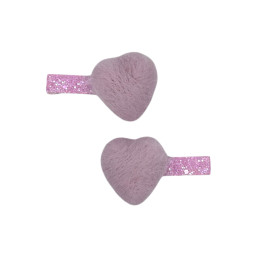 Big Heart Glitter Bars - Purple